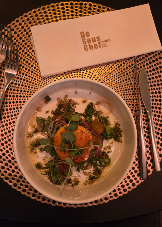Restaurant De Sous Chef gerecht Restaurant De Sous Chef gerecht